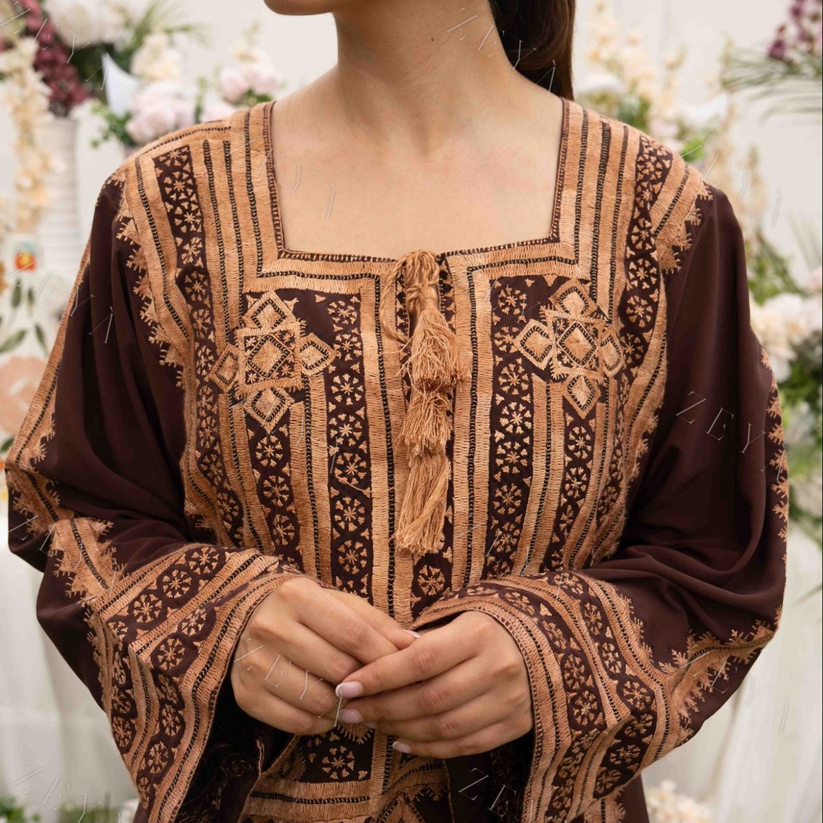Hem border — counted-thread doch